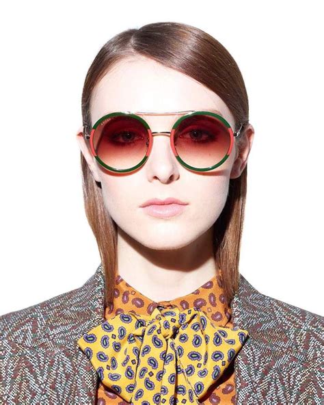 gucci round sunglasses red and green|selfridges Gucci sunglasses.